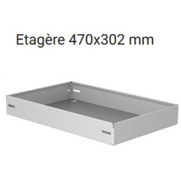 Rangement métallique 1500x300x1000 - Position droite