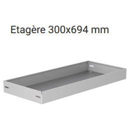 Rangement métallique 850x300x890 - Position droite