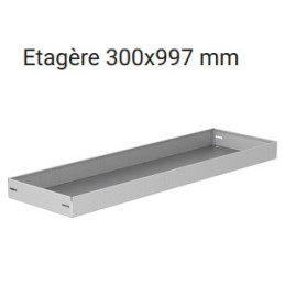 Rangement métallique 894x300x890 - Position droite