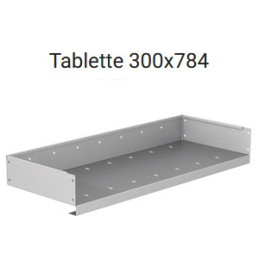 Rangement métallique 850x300x890 - Position droite