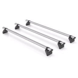 3 Barres de toit Acier 166cm pour Ford Custom