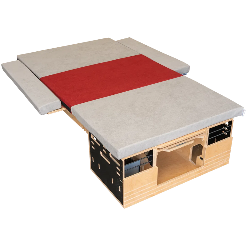 Matelas 3 volets double avec extensions Hive Box Omni Box XS