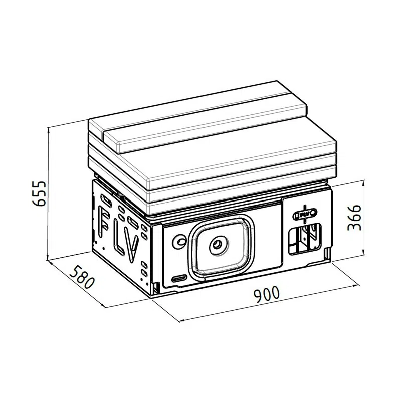 Réhausse de box de 10cm Hive Box Beetle S