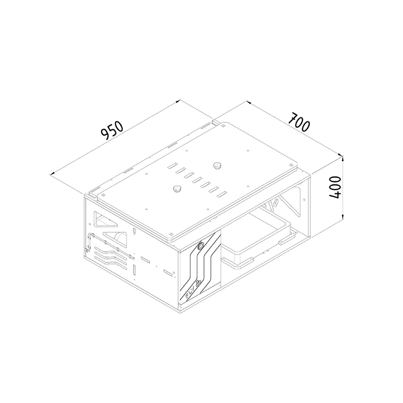 Réhausse de box de 10cm Hive Box Sea Mini