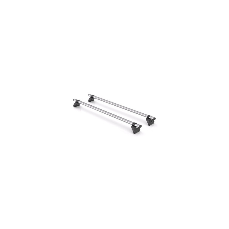 2 Barres de toit Acier 124cm pour Renault Kangoo 2