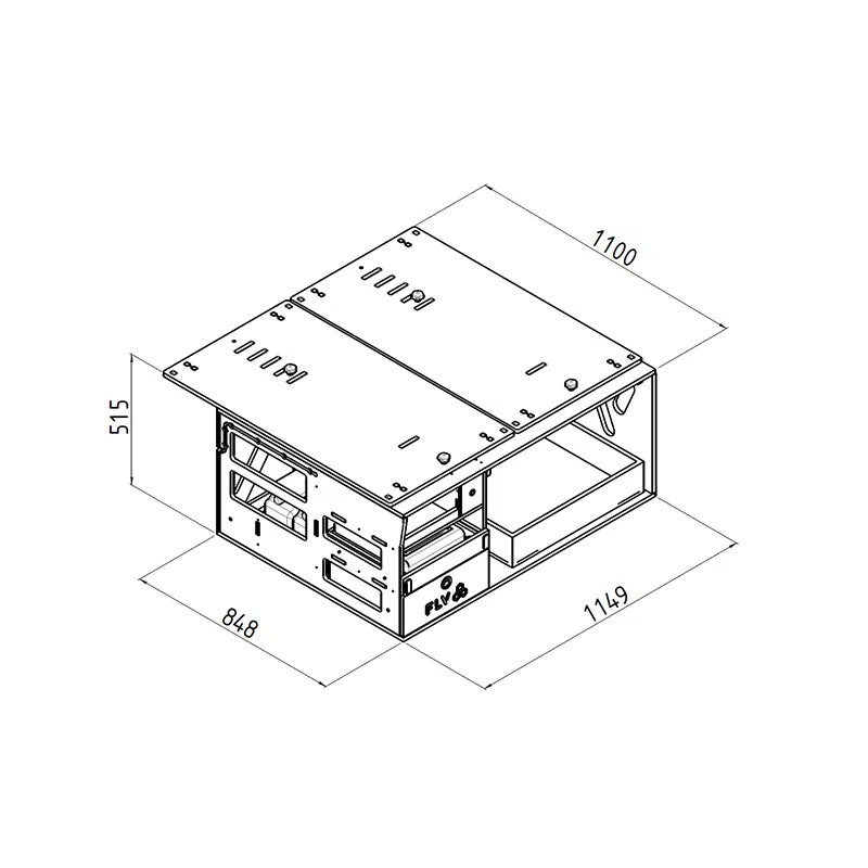 Réhausse de box de 10cm Hive Box Sea