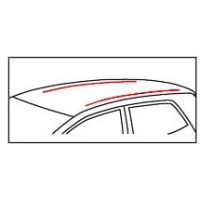 Barres de toit pour Volkswagen Touareg 5 portes (I) 2002-2010