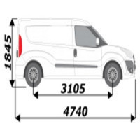 Kits amovibles pour utilitaire Opel Combo L2H1