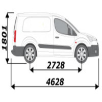 Kits aménagements amovibles pour utilitaire Peugeot Partner II L2H1