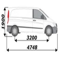 Kits amovibles pour utilitaire Mercedes Vito L1H1