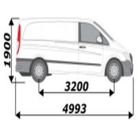 Kits amovibles pour utilitaire Mercedes Vito L2H1