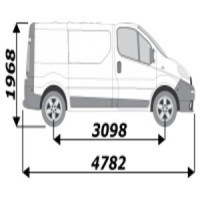 Kits amovibles pour utilitaire Opel Vivaro L1H1