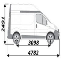 Kits amovibles pour utilitaire Renault Trafic L1H2