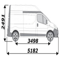 Kits amovibles pour utilitaire Renault Trafic L2H2