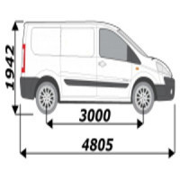 Kits amovibles pour utilitaire Toyota Proace L1H1