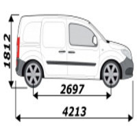 Kits amovibles pour utilitaire Renault Kangoo II L1