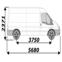 Barres de toit pour utilitaire Ford Transit L3H2