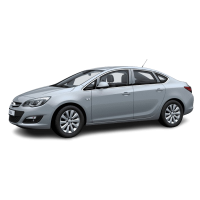 Sacs de rangement de coffre pour Opel Astra J 4 portes de 2012 à 2015