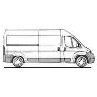 Galerie utilitaire de toit pour peugeot boxer l3h2