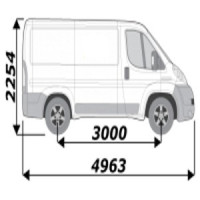 Attelage utilitaire de toit pour Toyota Proace Max