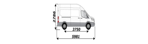 Ford transit l3h3 размеры